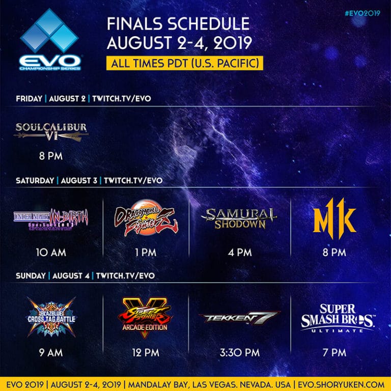 EVO Championship Series begins in Las Vegas! Review Nation